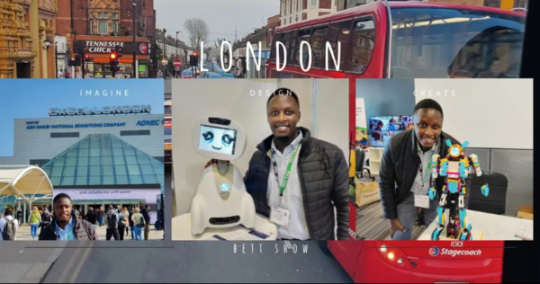 세계 최대 에듀테크 전시회 ‘영국교육기술박람회(BETT Show 2022)’에 참가하기 위해 런던을 방문한 알렉스 마구. [출처=magu 인스타그램] 