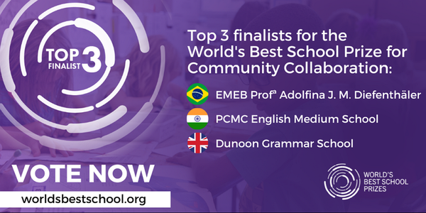 세계 최고의 학교 상 지역사회 협력 부문 BEST3 [출처=World's Best School Prizes SNS]