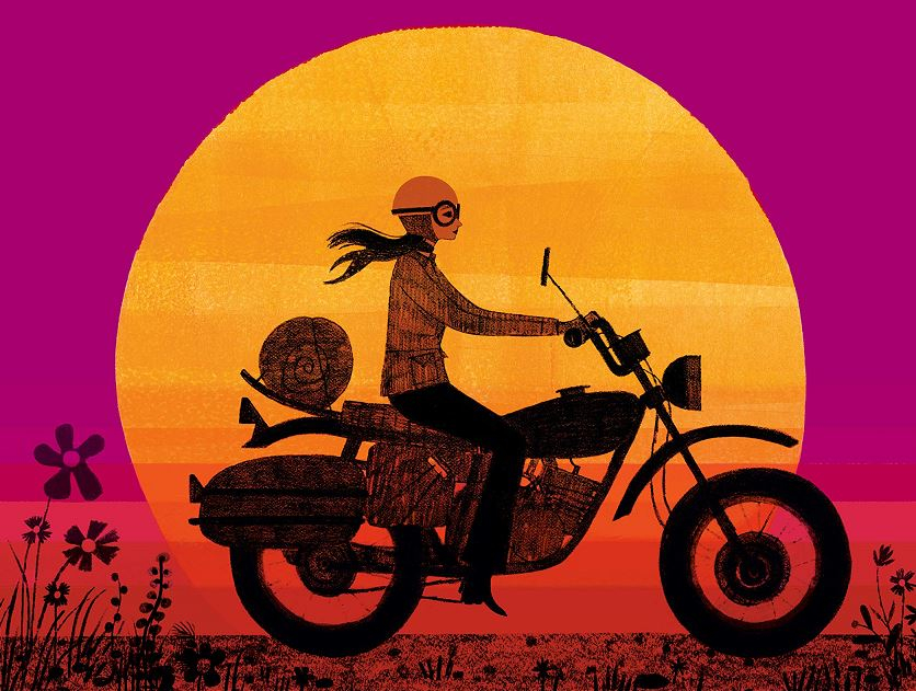 에이미 노브스키의 걸 온 모터사이클. 아마존