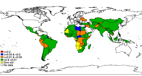 어린이 5명 중 1명은 정신적, 정서적, 발달적 또는 행동 장애가 있다. 고등학생 3명 중 1명은 슬픔과 절망감을 지속해서 느낀다고 보고했다. 2007~2015년 각 국가의 1인당 연평균 글로벌 아동 및 청소년 정신 건강 관련 지출액(2013 USD), 하한 추정치. 플로스원 메디슨