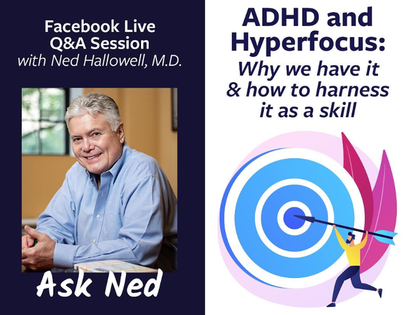 아동 및 성인 정신과 전문의이자 ADHD 분야 권위자 에드워드 할로웰 박사는 페이스북 라이브 방송을 통해 과몰입은 ADHD의 놀라운 측면이라고 말했다. 에드워드 할로웰