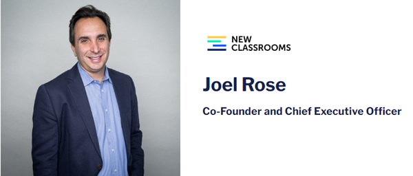 뉴클래스룸 혁신파트너스의 조엘 로즈 CEO