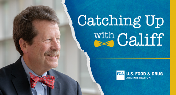 미국 식품의약국(FDA)의 로버트 칼리프 국장. FDA 