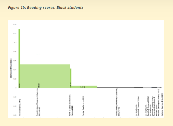 백인이 아닌 교사의 비율이 적을수록 학생들이 같은 인종의 교사와 상호작용을 경험할 가능성이 높아진다. 에듀케이션넥스트 